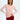 Eos - prążkowany top basic z długim rękawem - PINK MELANGE