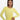 Eos - prążkowany top basic z długim rękawem - BUTTER YELLOW