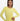 Eos - prążkowany top basic z długim rękawem - BUTTER YELLOW
