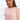 Eos - prążkowany top basic z długim rękawem - PINK MELANGE