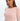 Eos - prążkowany top basic z długim rękawem - PINK MELANGE
