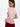 Eos - prążkowany top basic z długim rękawem - PINK MELANGE