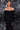 Wish - sukienka maxi odkrytymi ramionami z modalu - Black