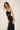 czarny damski crop top na ramiączkach basic "Black"