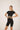 czarne legginsy biker z modalu "Black"
