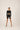 czarne legginsy biker z modalu "Black"