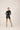 czarne legginsy biker z modalu "Black"